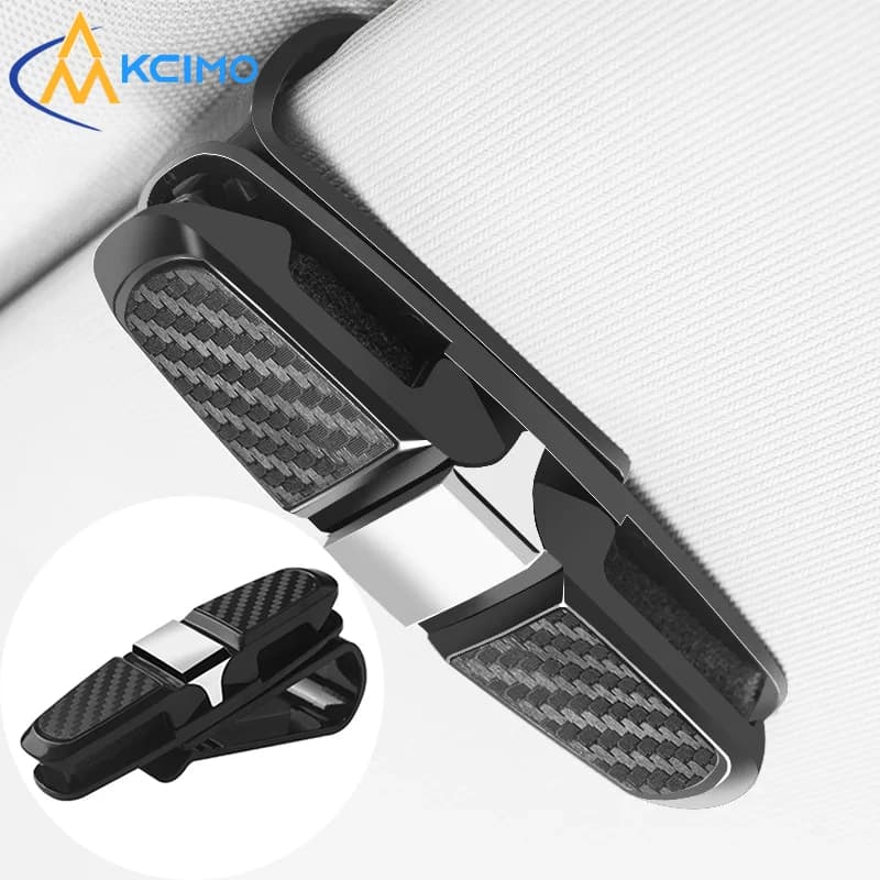 Universal Car Visor Sunglasses Holder - Strong Clip, No Drilling Installation, Fits Most Cars, SUVs, Trucks