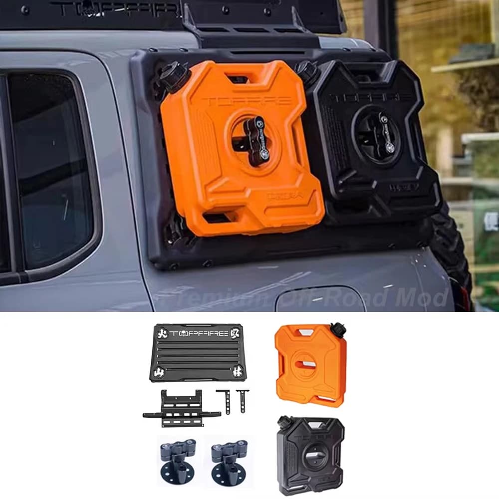 For 2021-2025 Top Fire Tank 300 Spare Fuel Can Modification Car 20L Large Capacity Off-Road Rear Side Window Auxiliary Fuel Tank