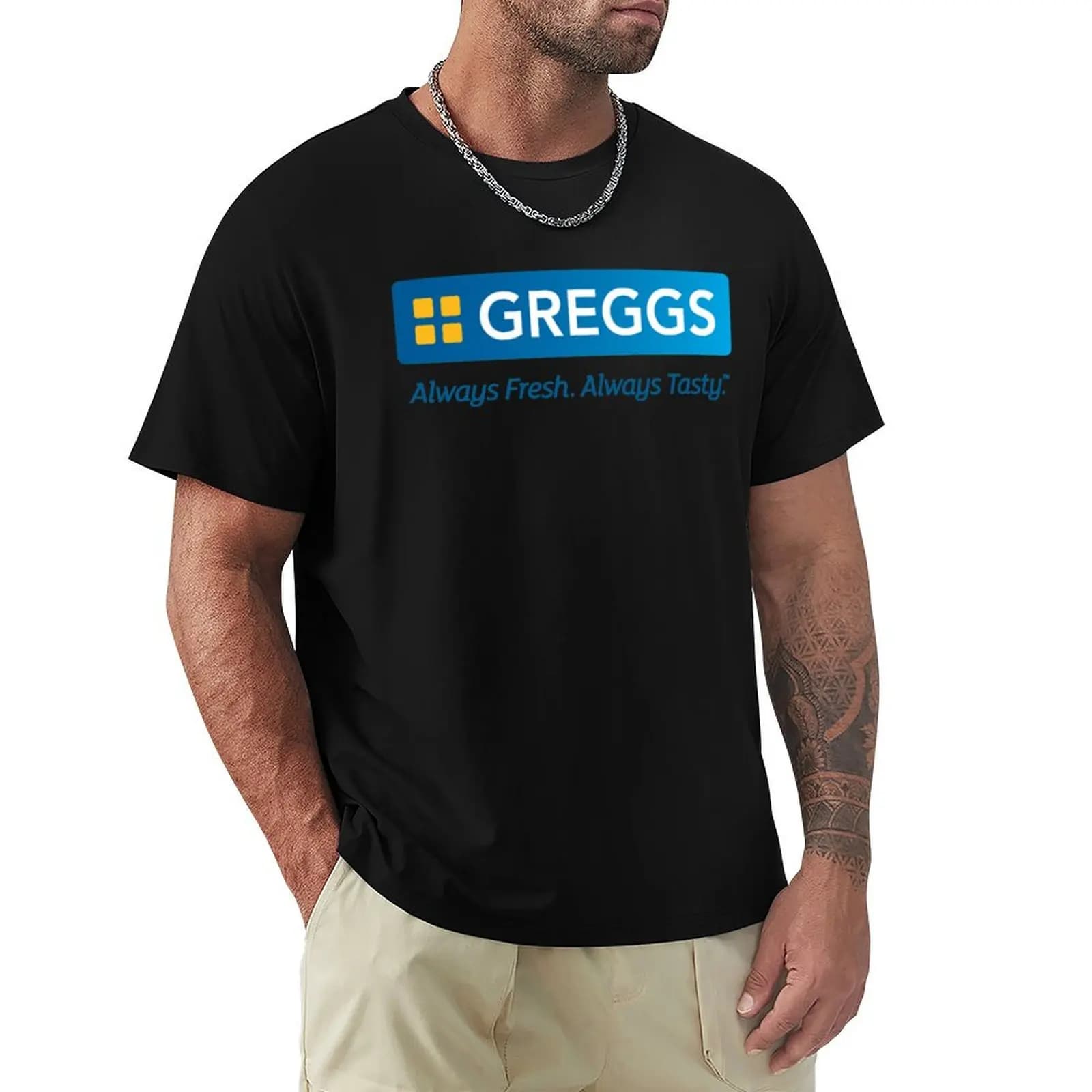 greggs T-Shirt Plus Size Short Sleeve T-Shirt