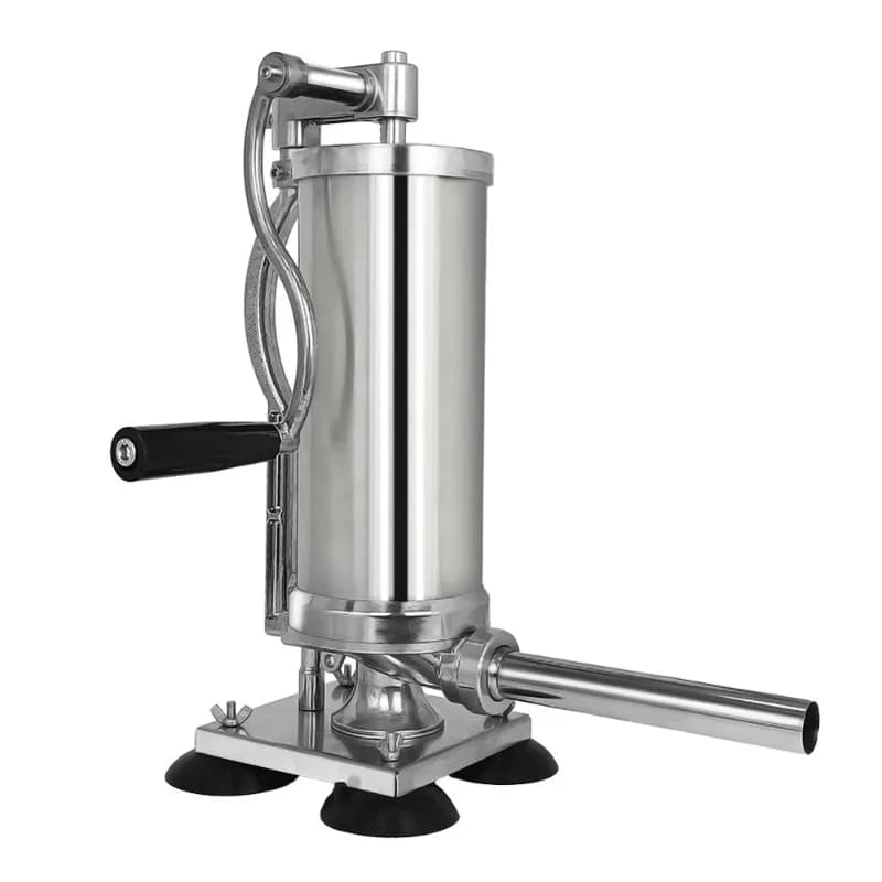 Manual suction cup type 3L stainless steel enema machine, household sausage filling machine, pig casing enema tool enema machine