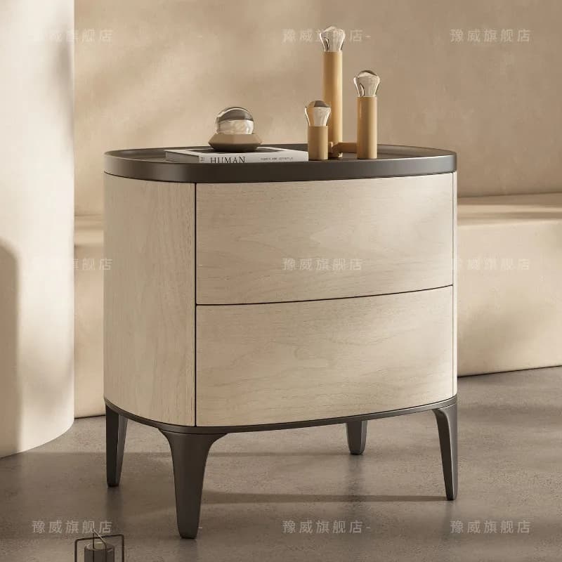 Nordic Luxury Bedside Table Drawers Storage Cabinets Organizer Decor Nightstand Corner Coffee Mesitas De Noche Salon Furniture