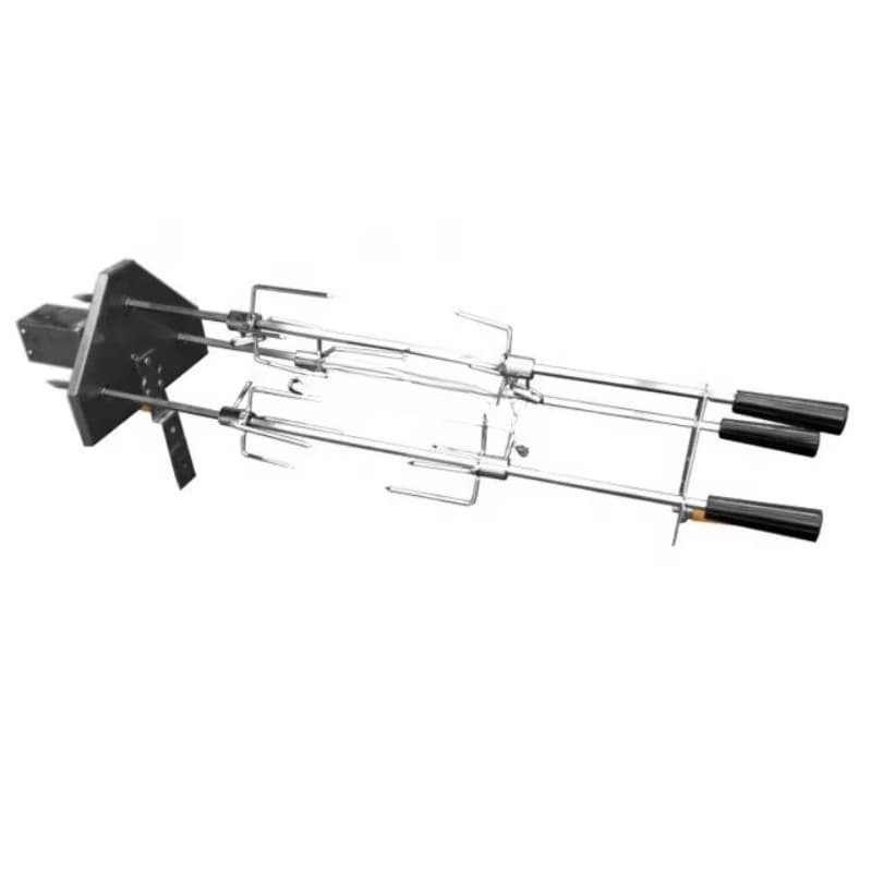 Stainless Steel Triple Barbecue Bag for Large Capacity Barbecue