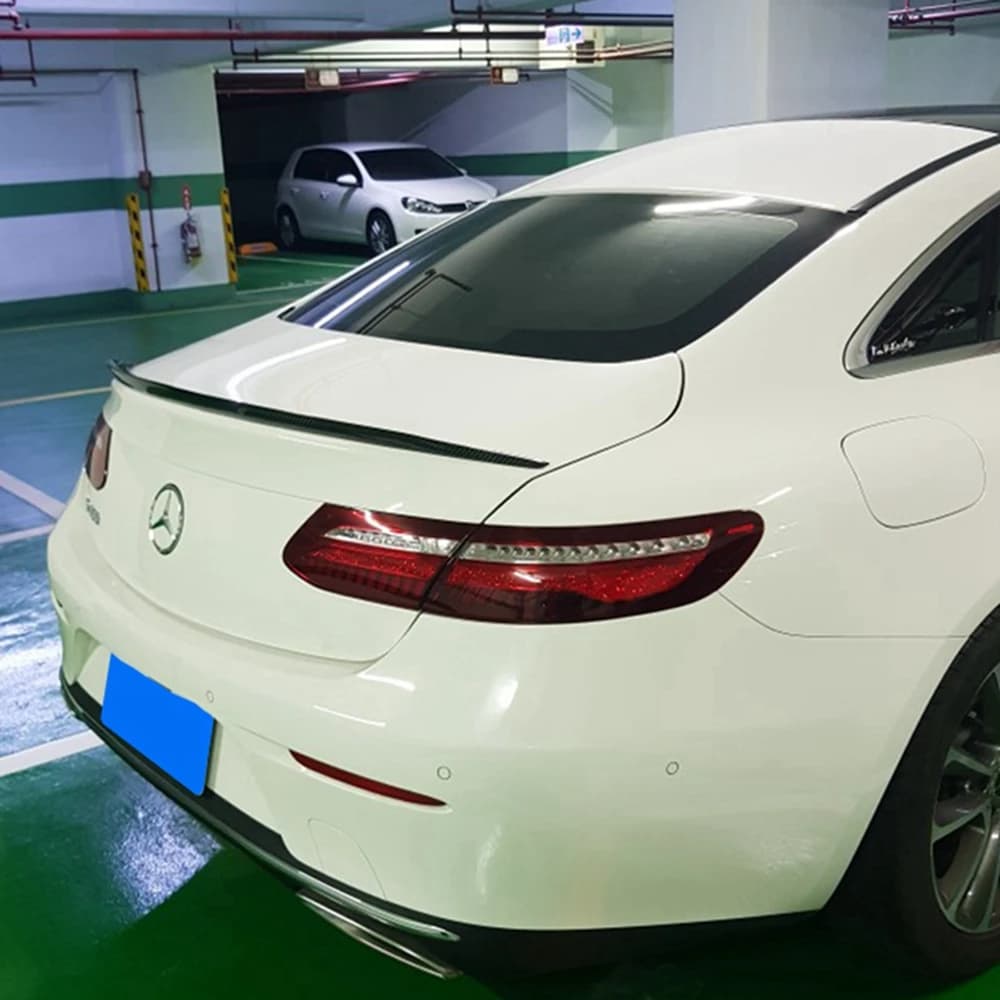 For Mercedes W238 spoiler E Class Coupe  AMG Style  E250 E400 E500 E550 2-Door Carbon Fiber Rear Trunk Spoiler Wing 2016 - UP