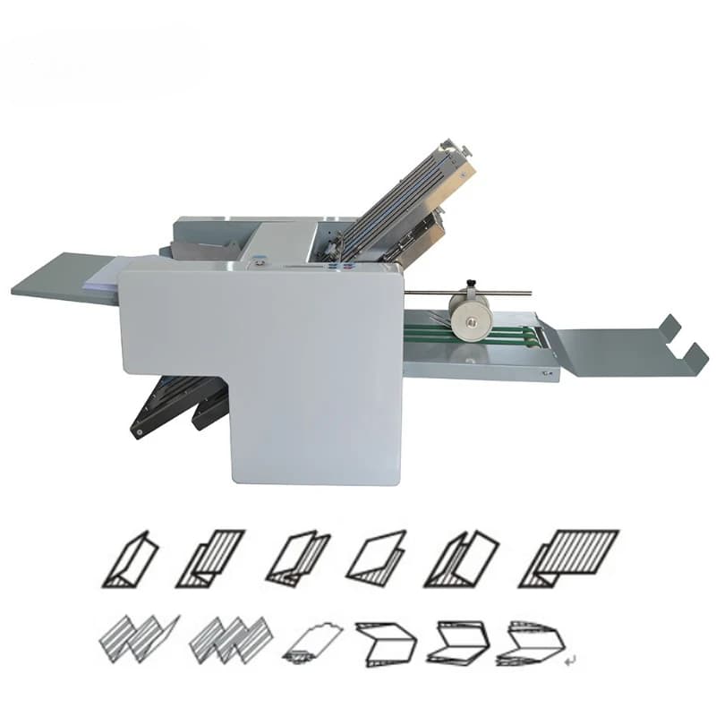 Cross origami manual Paper folding machine Small folding machine Continuous origami machine Automatic