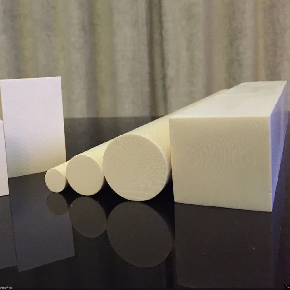 15mm to 54mm Ivory Substitute Rod Imitation Material for Billiard Pool Cue Building Resin Based Rod Block DIY Engraving Material