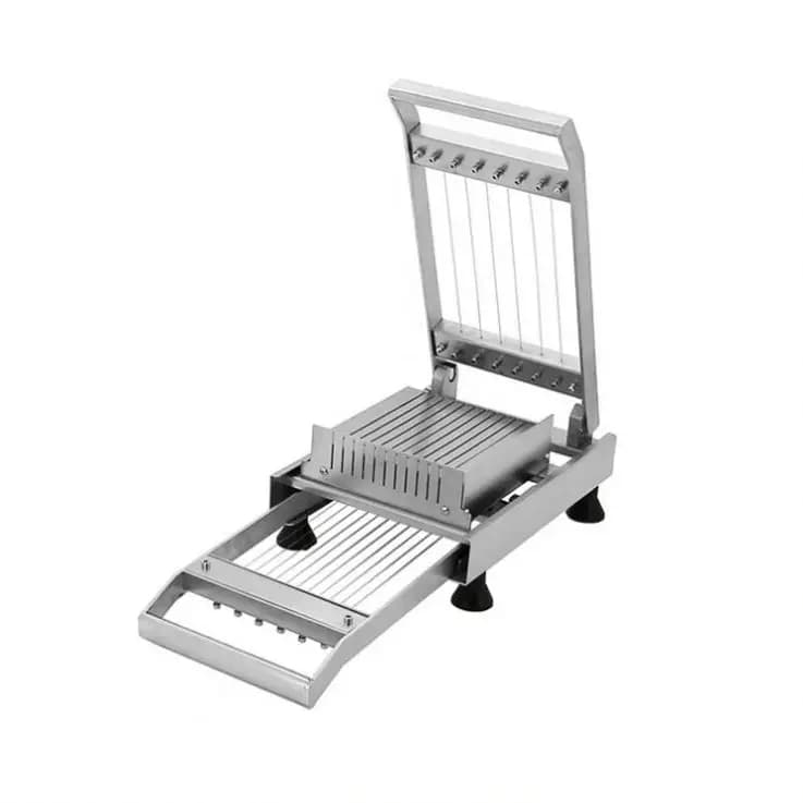 Adjustable Stainless Steel Manual Meat Cutter 2/2.5/3cm Beef Lamb Slicer for Catering Shop