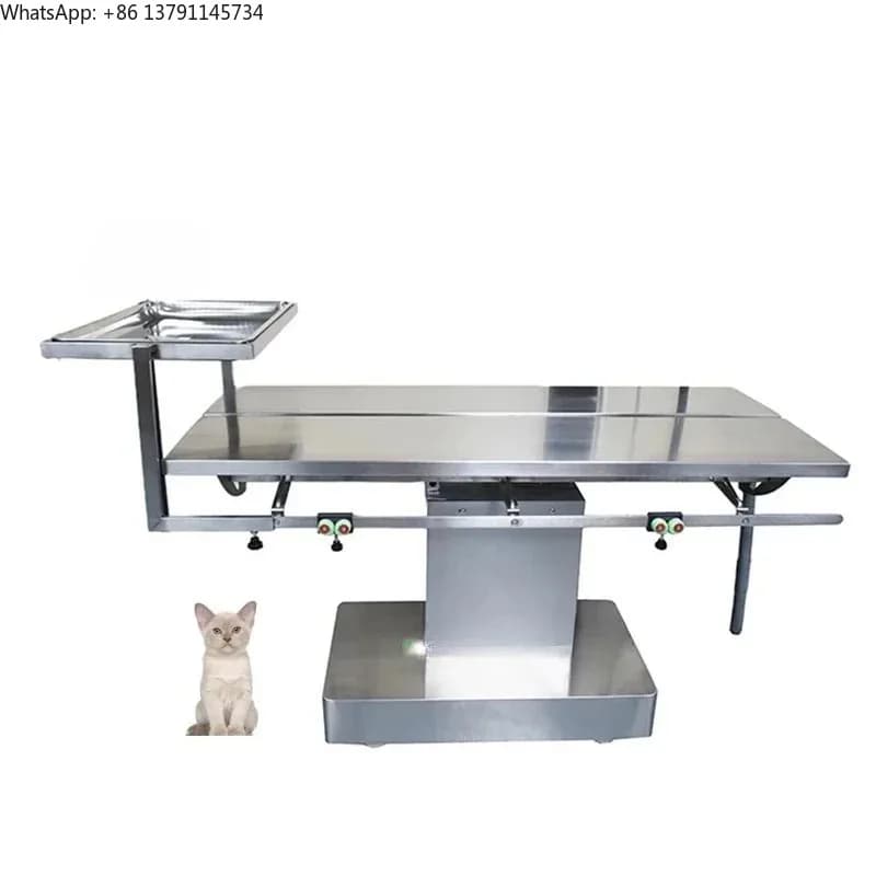 V-Top Surgical Electric  Operation Table 304 Stainless Steel Pet Operating Table, Animal Surgery for Vet