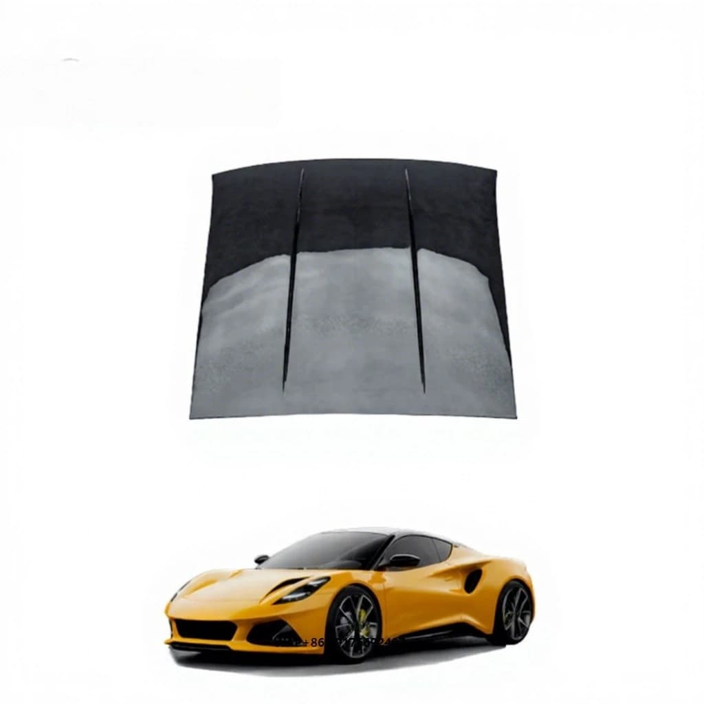 Monotek Dry Carbon Fiber Car Roof Body Kit Refit for Lotus Emira 2021-2024 Carbon Black Glossy/Matte Finish