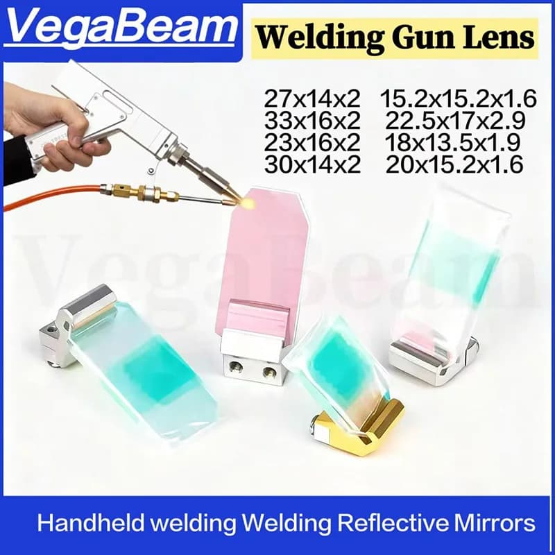 Laser Welding Reflective mirror 30x14x2 27x14x2 15.2x15.2x1.6 For CQWY Sup Qilin Sikai WXS HW Relfa Raytools Handheld laser weld