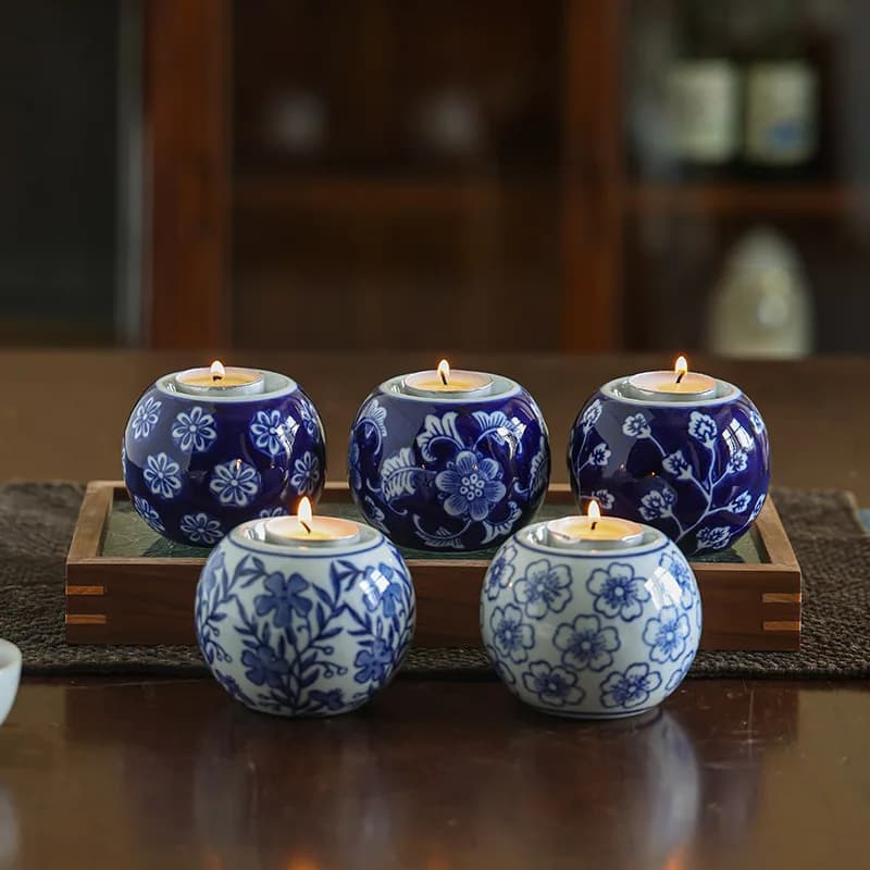 Candle Holder, Ceramic Tealight, Table Accessory, Candlestick