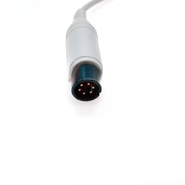 5 Lead Adult Snap AHA ECG Cables AAMI 6Pin
