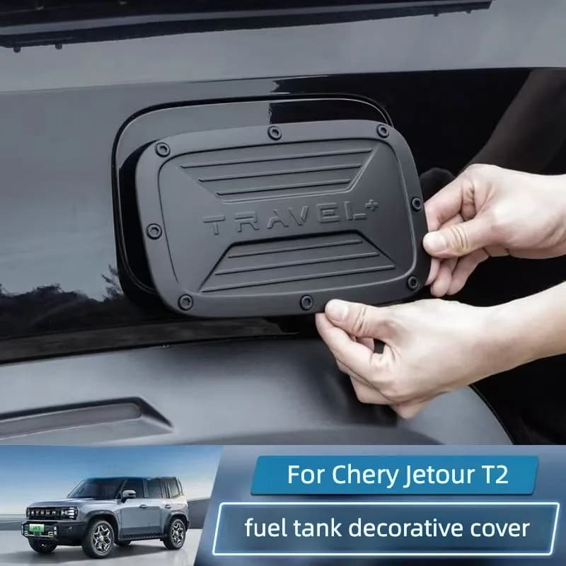Special Fuel Tank Cap Decor Sticker For Chery Jetour T2 2023-2026 Glitter Fuel‑Cap Auto Modification Accessories