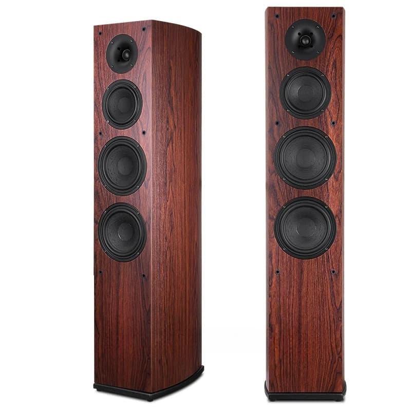 Wooden speakers, living room, home floor-to-ceiling stereo, fever, cinema speakers