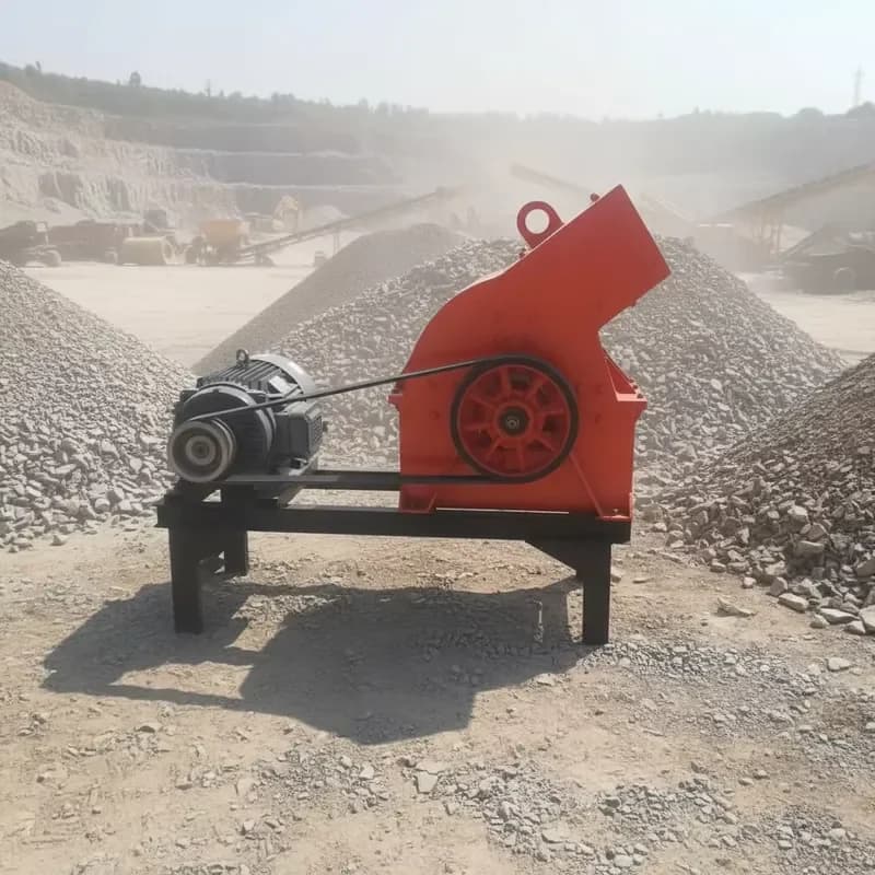 CE Certification High-quality Mobile Granite Glass Crusher Ore Crusher Construction Site Garbage Crusher