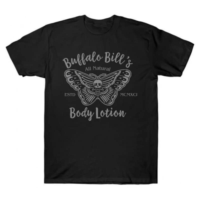 Buffalo Bill's Hand Crafted Body Lotion Horror movie Hannibal Gift t shirt Silence of the lambs Graphic Clothes All size Tee