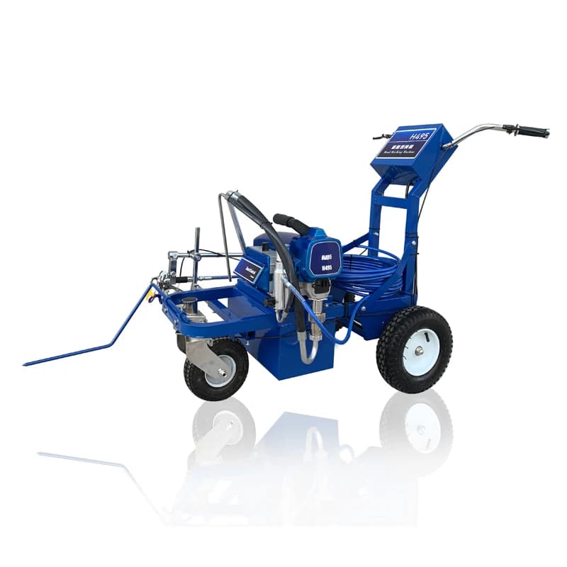 Professional Automatic High-Pressure Road Marking Machine Brushless Pavement Plunger Spraying Thermoplastic Power Spray Guns