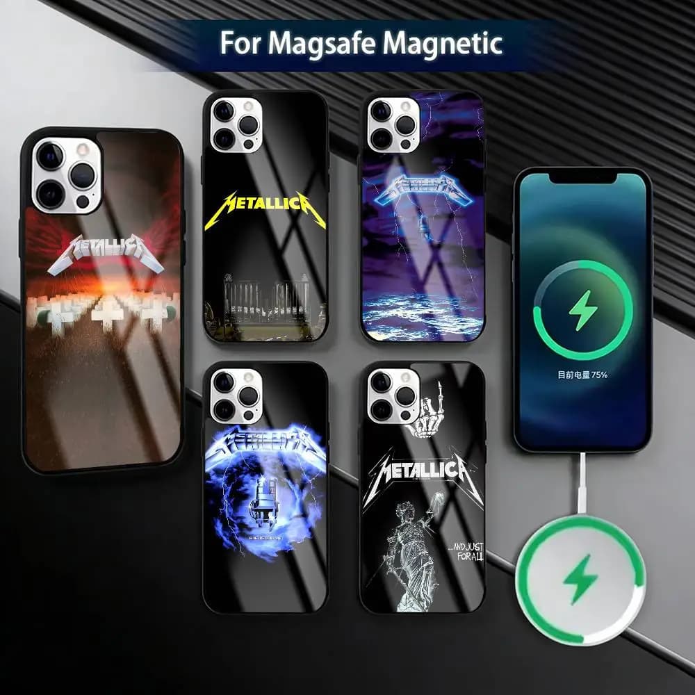 72 Seasons Metallica b-Band  Phone Case For iPhone17,16,15,14,13,12,11 Plus,Pro Magnetic with Magsafe Wireless Charging
