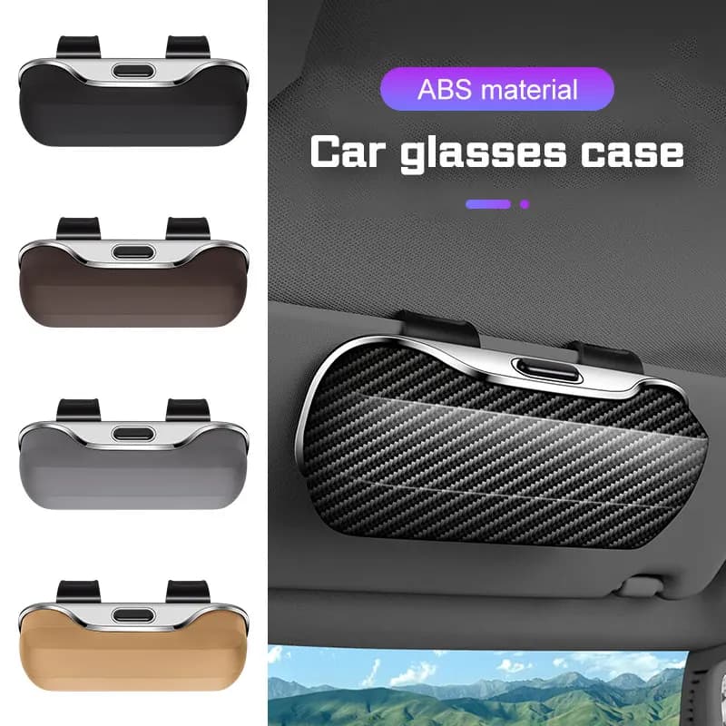 Car Driving Glasses Case Sun Visor Glasses Storage For Audi A3 A4 A5 B8 8P B9 8V B6 B7 A1 A6 C6 Q3 Q5 C7 8I Auto Accessories