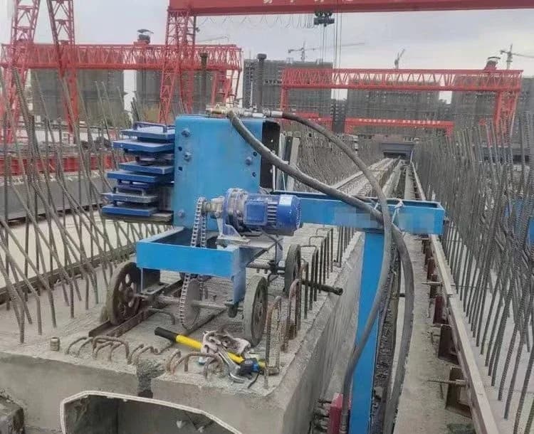 Supply Hollow Slab Beam Gouging Machine Pneumatic Lifting Bridge Automatic Walking Gouging Machine