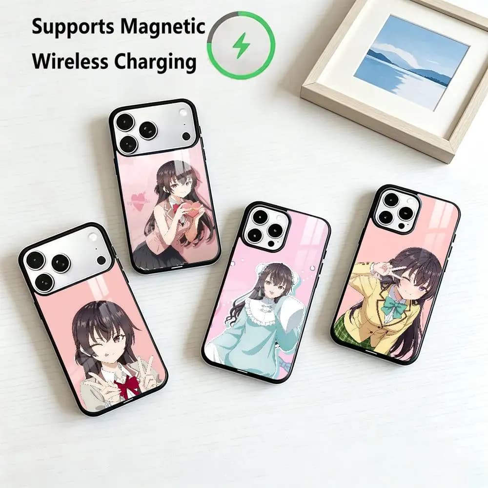 R-RoshiDere Alya Yuki  Phone Case For iPhone17,16,15,14,13,12,11 Plus,Pro Supports Magnetic Wireless Charging Gift