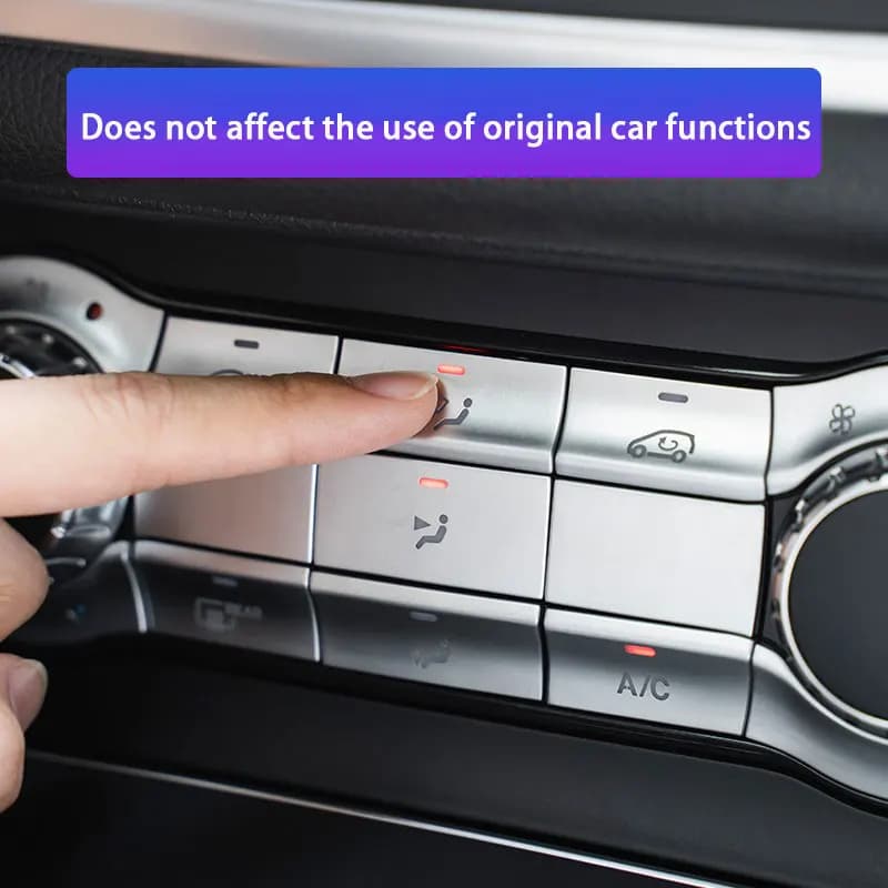 For Mercedes Benz GLA X156 CLA X117 A W176 B Class W246 2013-2019 Car Center Console Air Conditioner Buttons Cover Sticker Decal