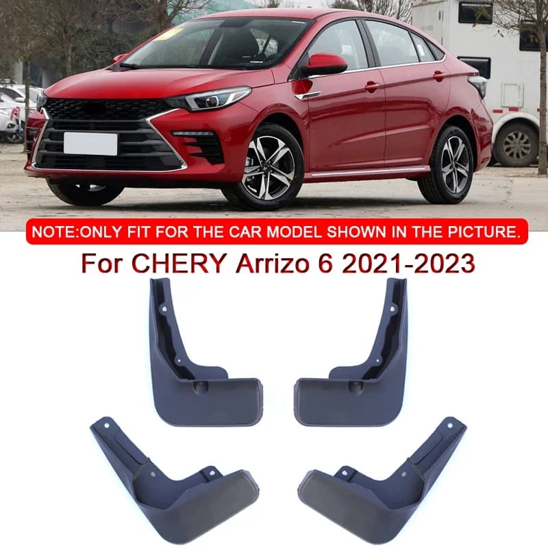 For CHERY Arrizo 6 2021-2023 Car Styling ABS Car Mud Flaps Splash Guard Mudguards MudFlaps Front Rear Fender Auto Accessories