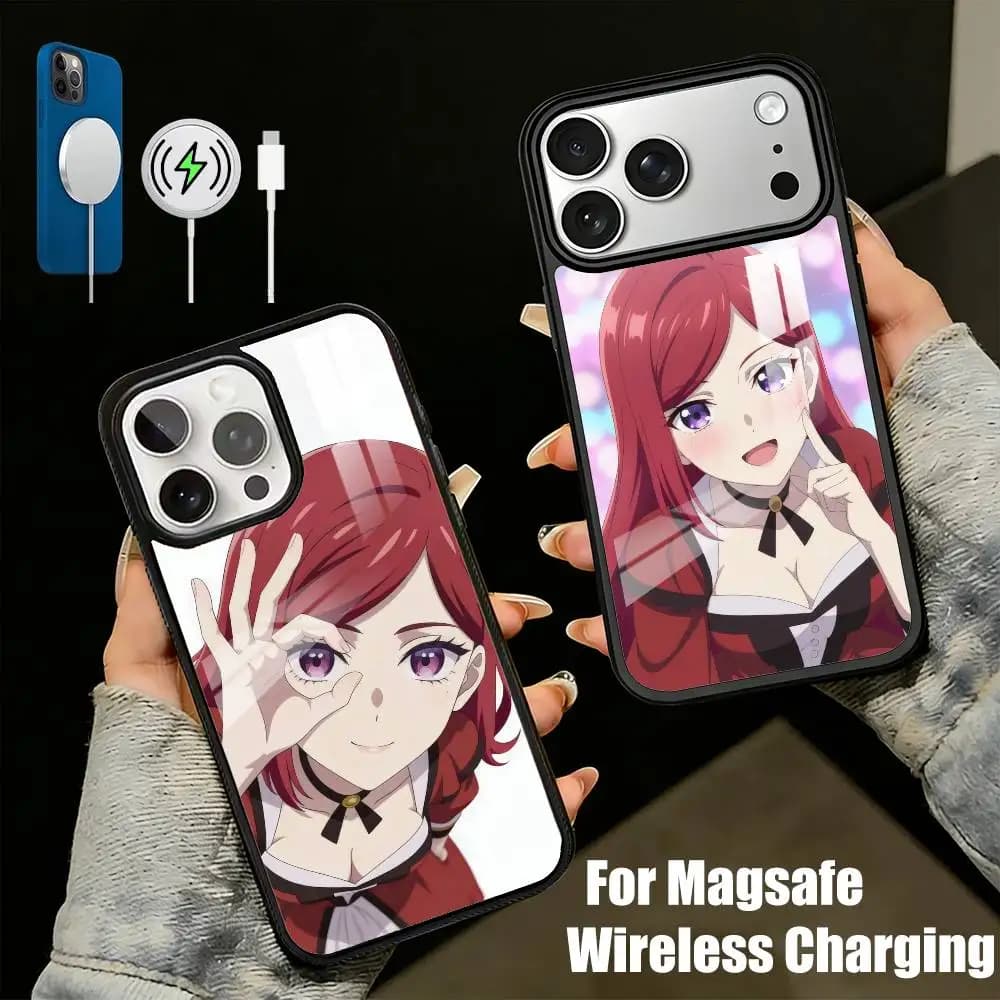 P-Pride R-Royal Ivy Red-Haired QueenS Phone Case For iPhone17,16,15,14,13 Plus,Pro Max Magnetic For Magsafe Wireless Charging