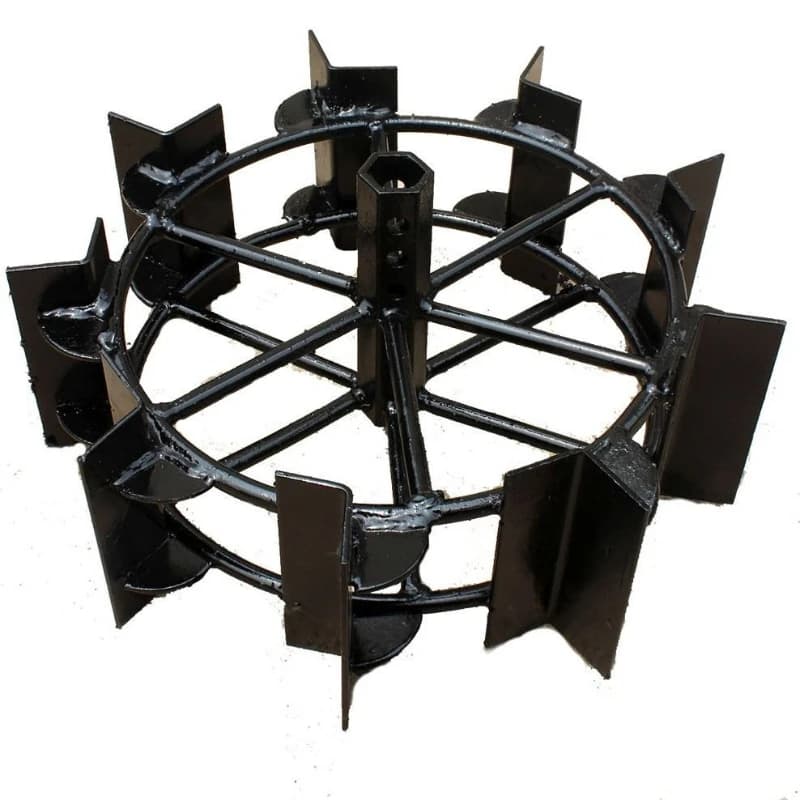 Micro tiller iron wheel anti-skid wheel walking widening iron wheel iron wheel small iron wheel crawling wheel