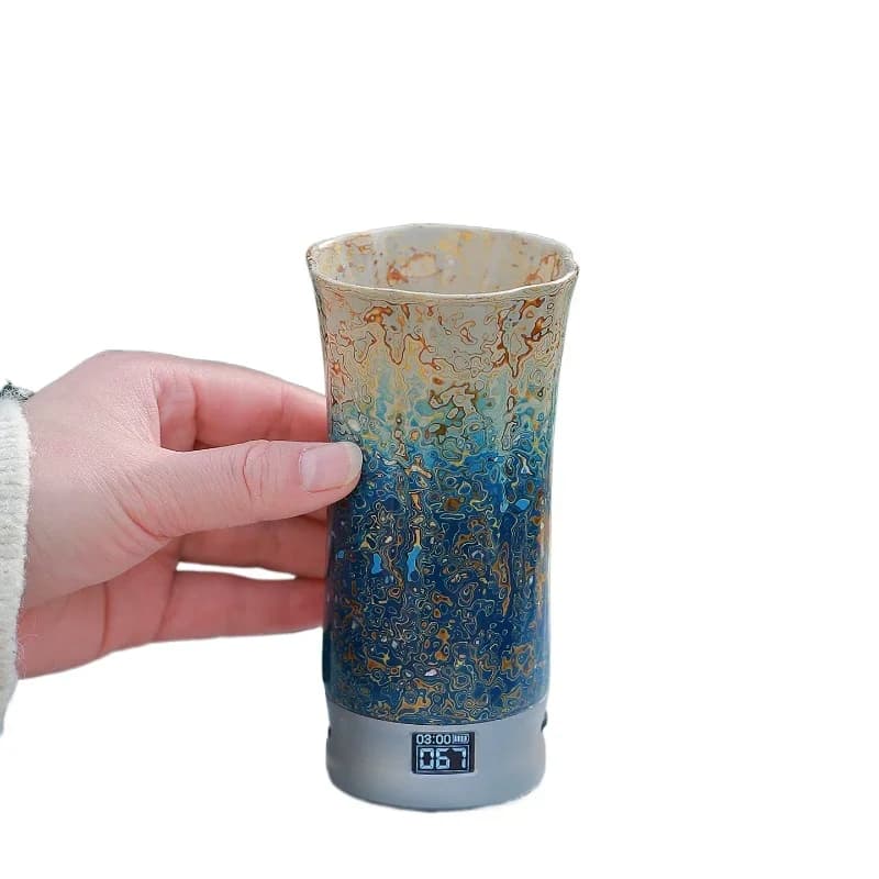 Electronic aromatherapy burner, handheld rechargeable fragrance taster, car agarwood incense burner, portable