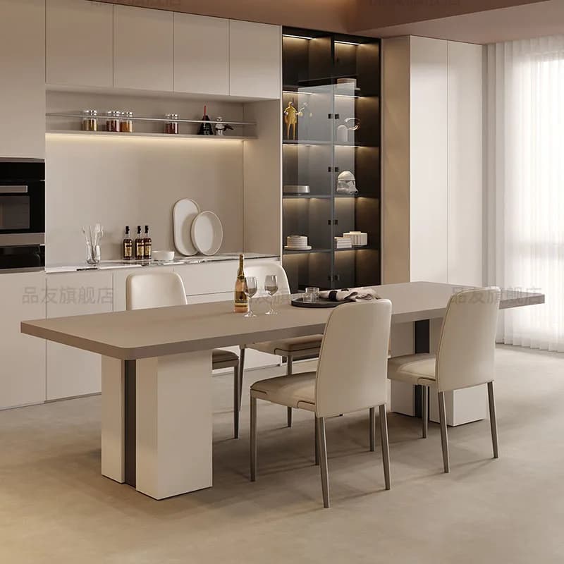 Extending Modern Dining Table Coffee Kitchen Restaurant Chairs Dining Table Nordic Designer Mesas De Jantar Salon Furniture