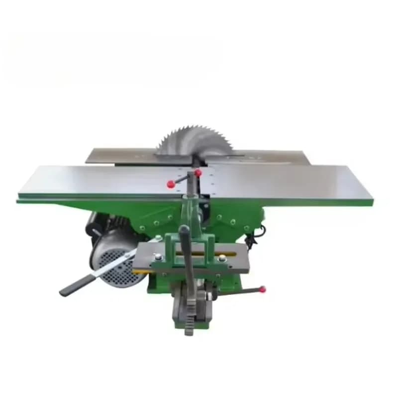 Bench-Top Multipurpose Woodworking Machine Saw Planer Drill Sharpener Chamfering Combined Tool Core Motor Component 2.2kW 1