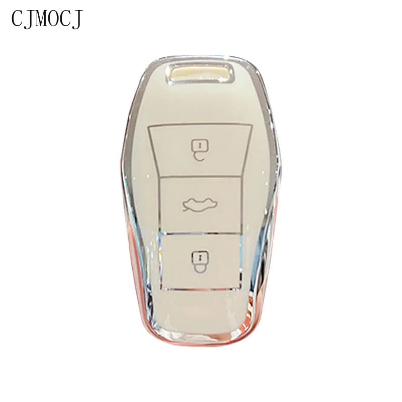 TPU Key Cover for JAC Volkswagen Sehol - Durable and Flexible Key Protector with Keychain