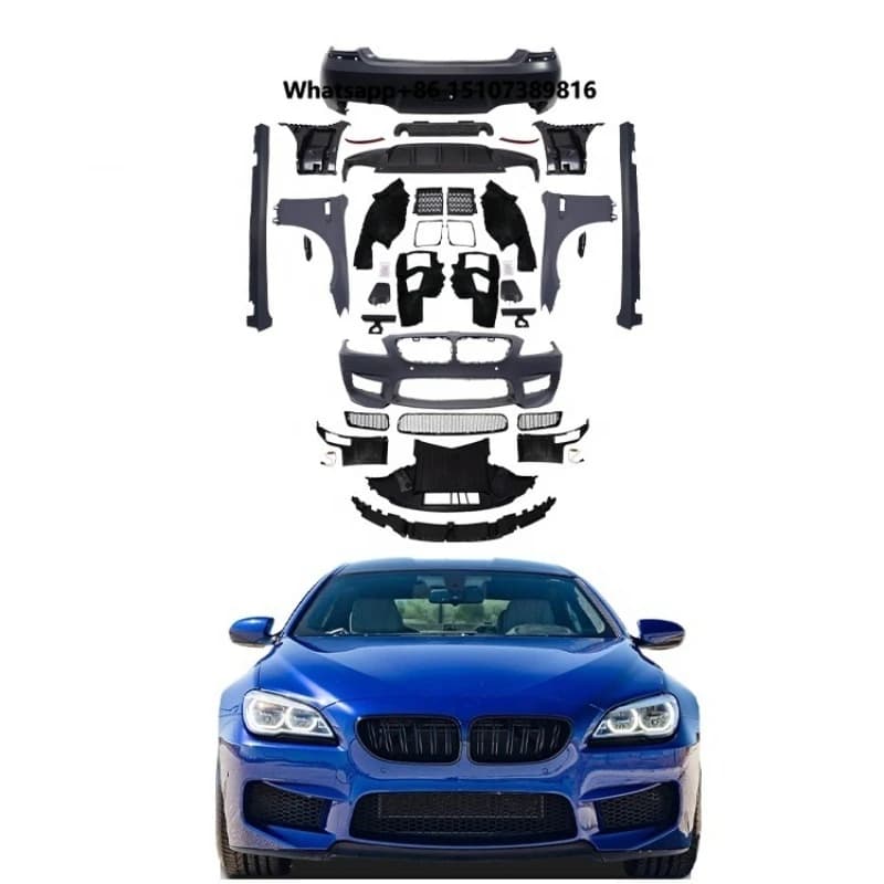 M6 Full Car Body Kit for 6 Series F06 F12 F13 2012-2017 Upgrade Front Rear Bumper Side Skirts Facelift Bodykit