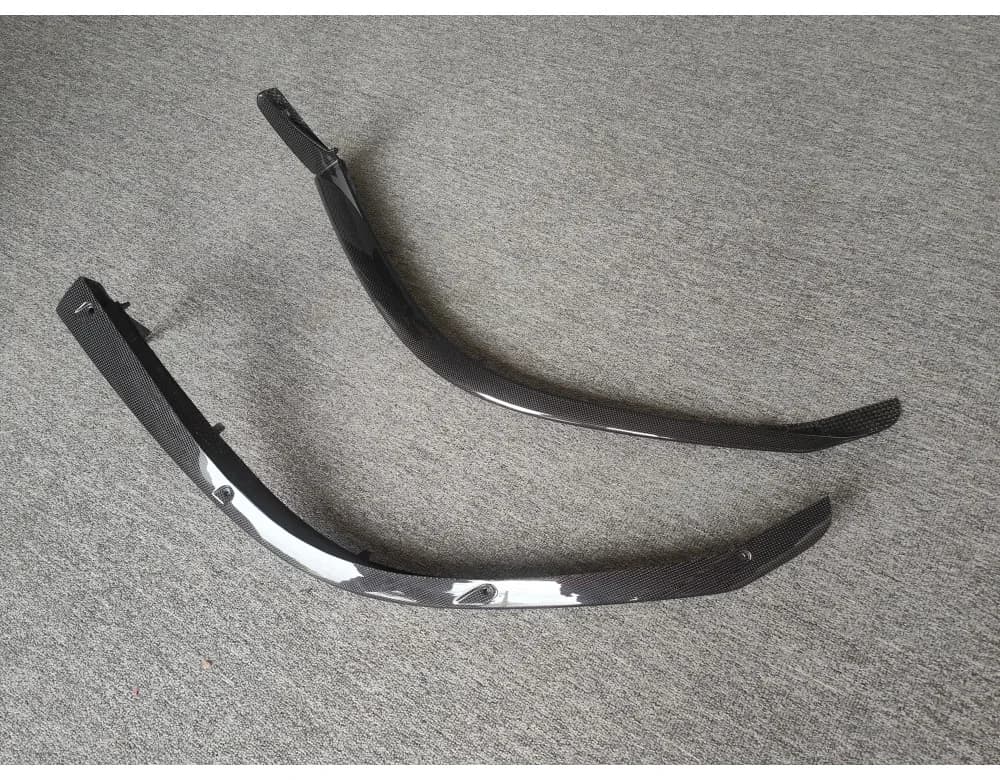 New High-quality OEM Style Dry Carbon Fiber Front Bumper Splitter Corner Piece Body Kit for 296 GTB GTS