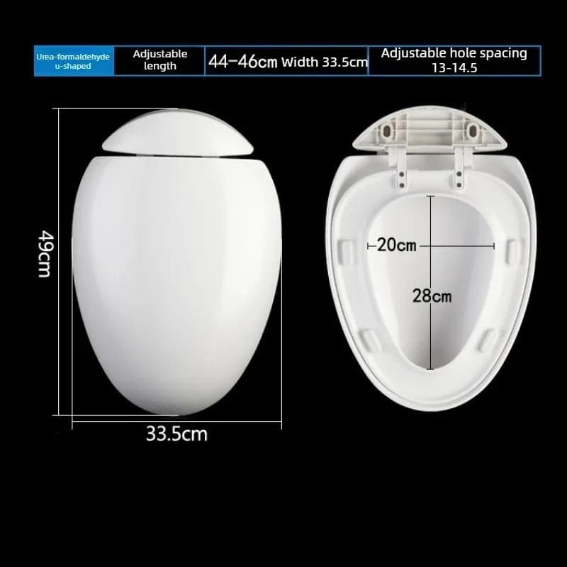Egg Type Toilet Seat White Full Set Stainless Steel Vintage Toilet Seat PP Board