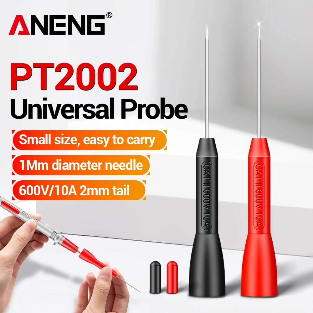 ANENG PT2002 Wire Piercing Adapter Multimeter Test Lead Converter Needle Type Piercing Probe Connector Safe Durable Testing Tool
