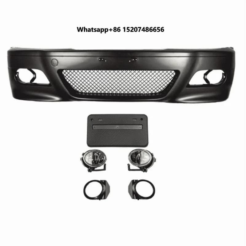 For bumper Unpainted Fiberglass Wide Body Kit Fit for 3 Series Coupe 1998-2002