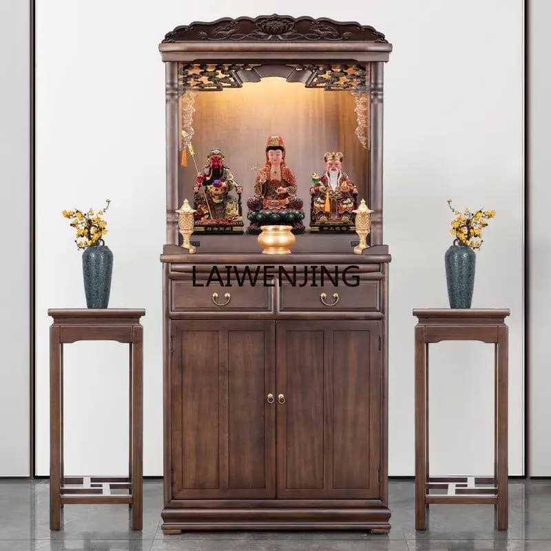 SGF God of Wealth Cabinet Household Devotion Table Modern God Table Cabinet