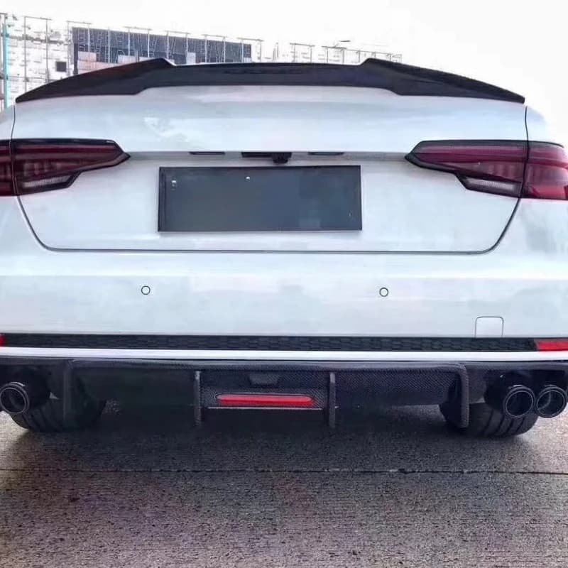 metyoucar For AUDI A3 S3 RS3 (8V) SEDAN 2014-2020 Real carbon fiber Car Tail Wings Rear Trunk Lip Spoiler Car Accessories