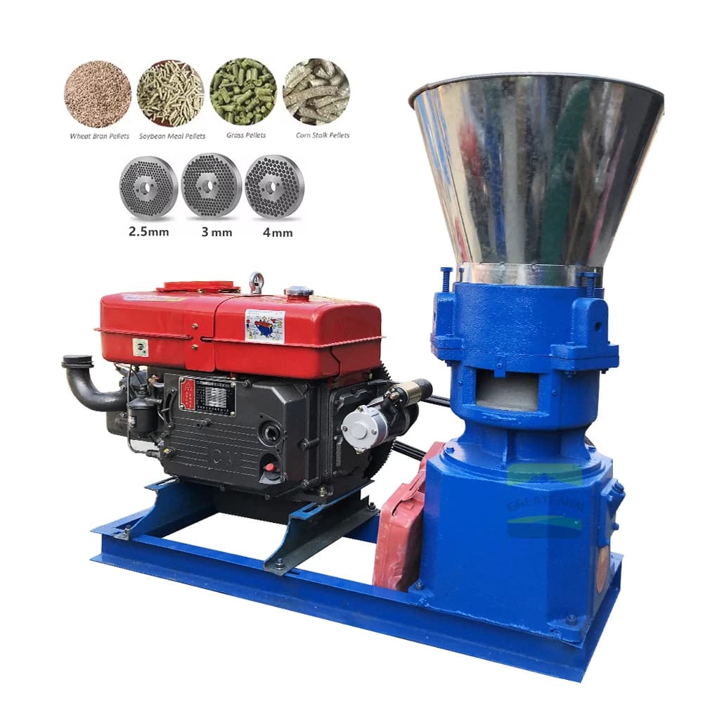 High-Productivity  Engine Small Feed Pelletizer Machine Pellet Making Machine Feed Processing Machine