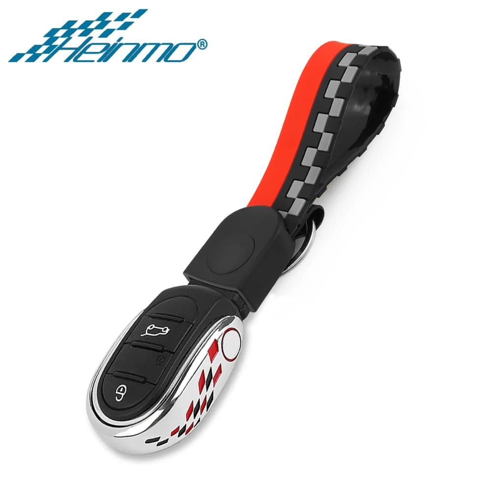 Car Key Rope Chain For MINI Cooper F60 Countryman Accessories Clubman F54 F55 F56 F57 Car Key Case Cover Holder Parts Aluminum