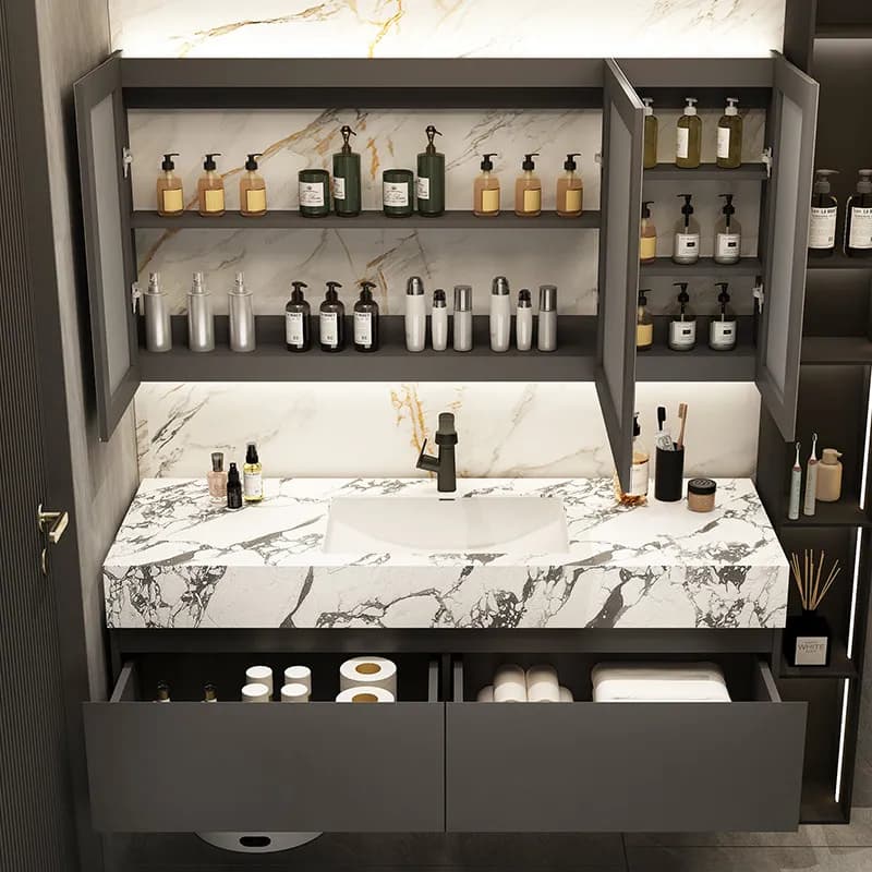 Shelves Storage Bathroom Cabinet Organizer Perfume Skincare Decorations Cupboard Modern Small Archivadores Trendy Furniture