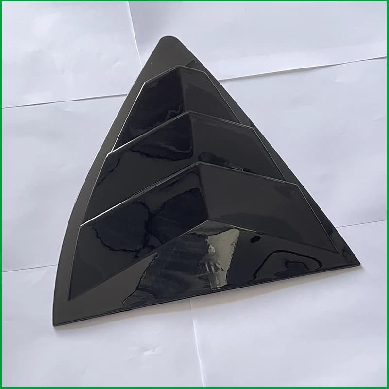 Car Styling For Skoda Octavia 4 Sedan 2020-2022 Rear Triangular Window Louver Shutters Vent Cover Trim Auto Accessories