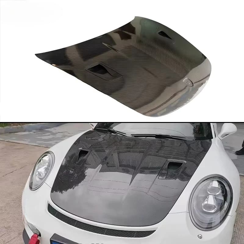 High Quality Dry Carbon Upgrade 992 GT3 RS Style Hood for Porsche 911