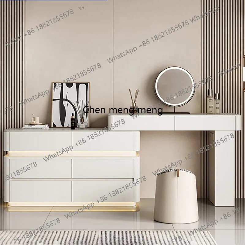 Bedroom Computer Vanity Table Modern Women Bedside White Vanity Table Comfortable Cosmetics Comoda Pra Quarto Trendy Furniture