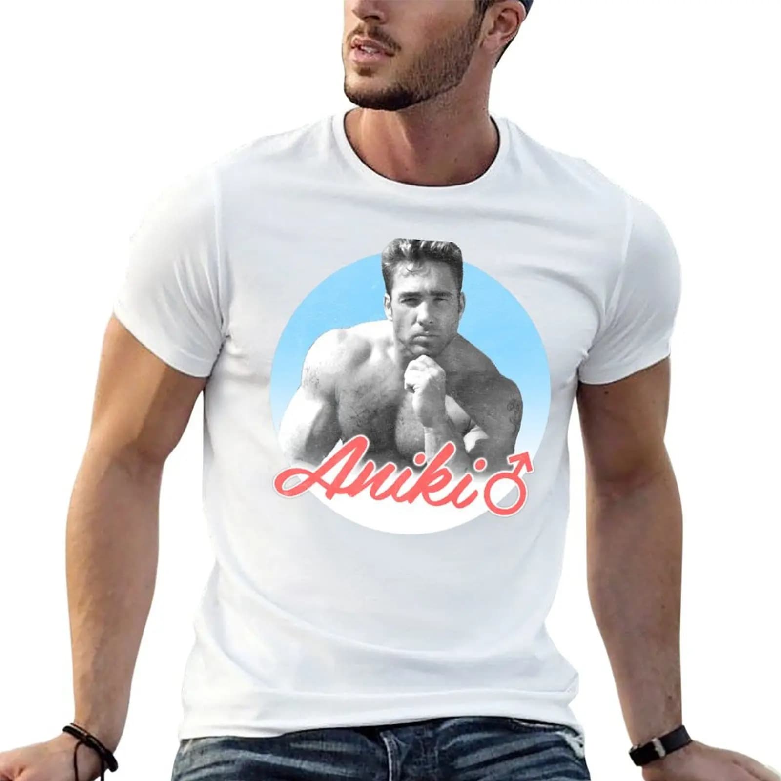 Aniki Billy Herrington Gachumuchi for ever T-Shirt anime stuff funny gifts T-shirt men