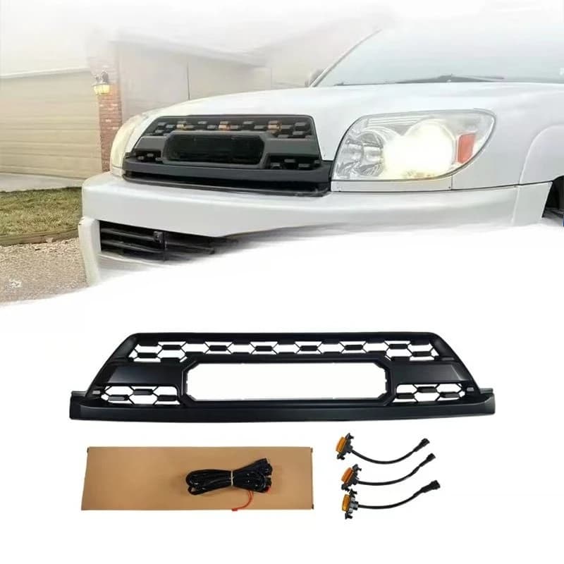 For Toyota 4Runner 2003-2005 Premium TRD Style Front Grille Direct Fit Replacement Exterior Styling Body Kit Upgrade Auto Parts