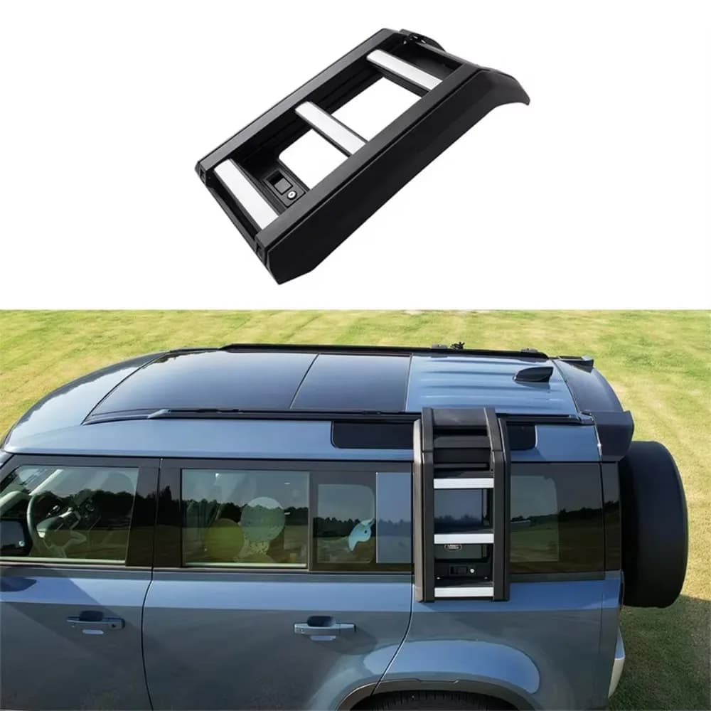 Luggage Carrier Roof Rack Rear Side Ladders for Defender Side Ladder 2020-2025