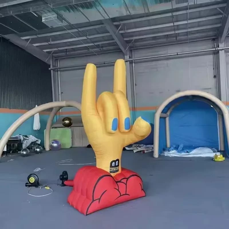 Model Golden Finger Advertising Inflatable 3D Cartoon Finger PVC Logo Giant Cartoon Inflatable HOT SALES