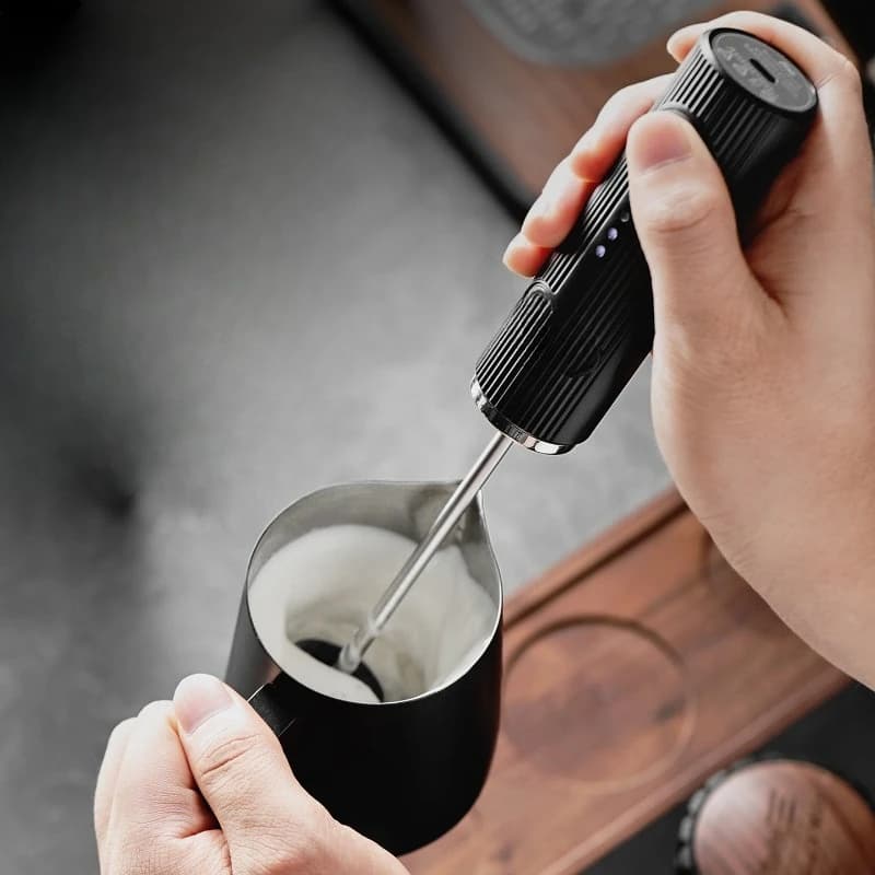 Coffee Latte Tank Portable Milk Foamer Electric Handheld Household Small Milk Foamer Stirring Rod